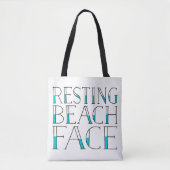 Tote Bag Repos Plage Face Été (Devant)