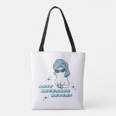 Tote Bag Repos, Recharge, Répète - Soins personnels et chat (Dos)