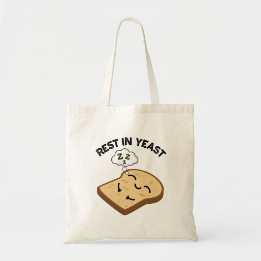Tote Bag Repose en levure Blagues drôles de pain  (Devant)