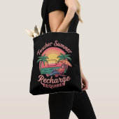 Tote Bag Reprise d'été de l'enseignant obligatoire École de (De près)