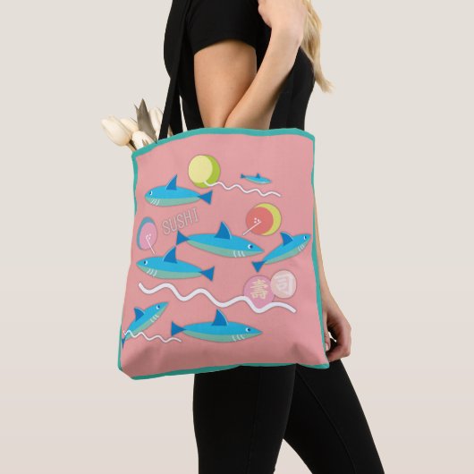 Tote Bag Requin 768 de bébé (De près)