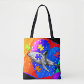 Tote Bag Requin autiste (Devant)