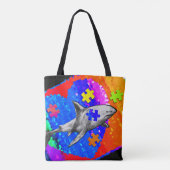 Tote Bag Requin autiste (Dos)