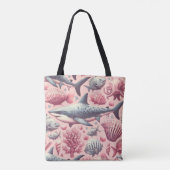 Tote Bag Requin vintage sans joint (Dos)