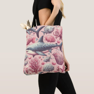 Tote Bag Requin vintage sans joint