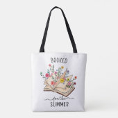 Tote Bag Réservé Pour L'Été Lecture Bibliothécaire Lire Wil (Dos)