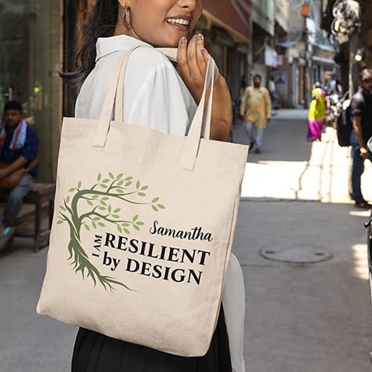 Tote Bag RÉSILIANT PAR LA CONCEPTION Inspirationnelle