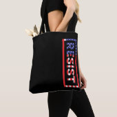 Tote Bag RÉSISTER| Drapeau des États-Unis (De près)