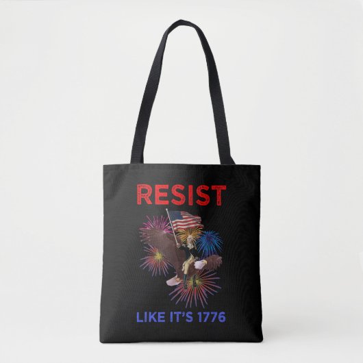 Tote Bag Résistez comme c'est 1776 (Devant)