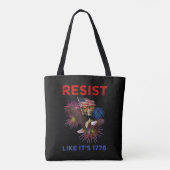 Tote Bag Résistez comme c'est 1776 (Dos)