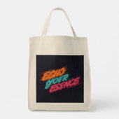 Tote Bag "Résonance authentique" (Dos)