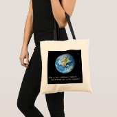 Tote Bag Respectez le Fourre-tout de la Terre (Devant (produit))