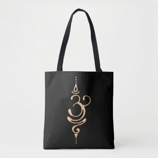 Tote Bag Respirer en or (Devant)