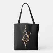 Tote Bag Respirer en or (Dos)