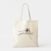 Tote Bag Respirer le papillon Dandelion Inspiration Yoga (Dos)
