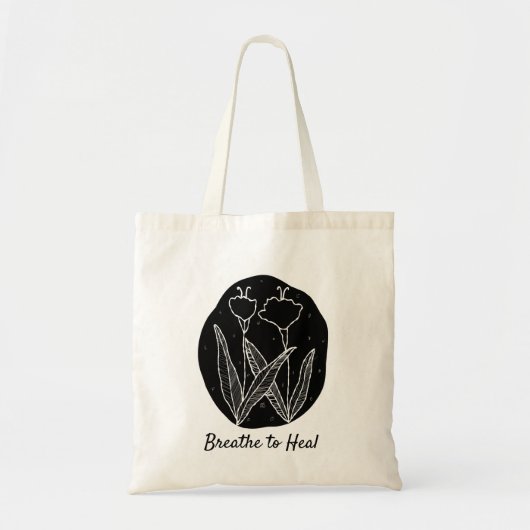 Tote Bag Respirer pour guérir (Devant)