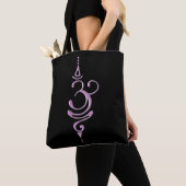 Tote Bag Respirer rose (De près)