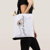 Tote Bag Respirez simplement Papillon Pissenlit Inspiration (De près)