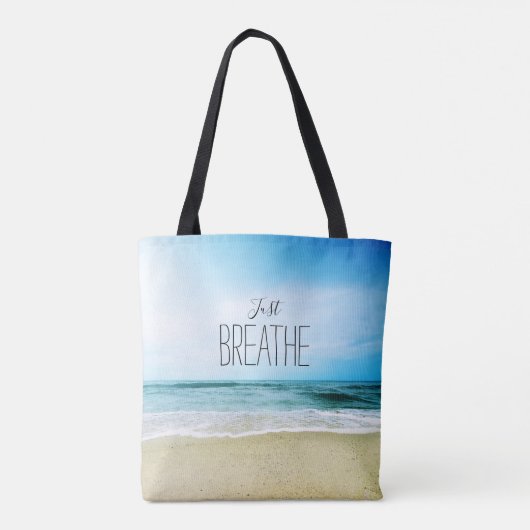 Tote Bag Respirez sur la plage (Dos)