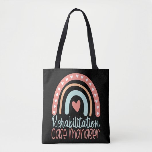 Tote Bag Responsable Coque de réadaptation Boho Rainbow (Devant)