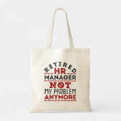 Tote Bag Responsable RH Plus Mon Problème (Dos)