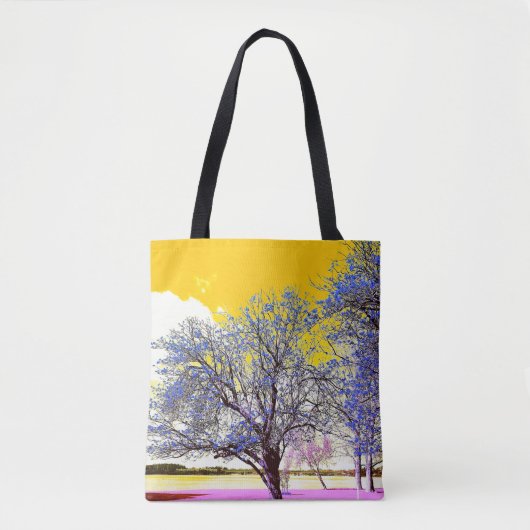 Tote Bag Ressort jaune Fourre-tout (Devant)