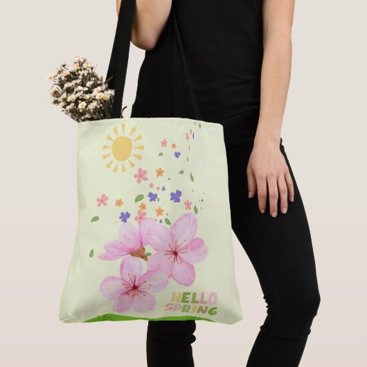 Tote Bag ressort, style nomo (De près)