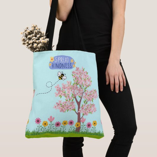 Tote Bag ressort, style nomo (De près)