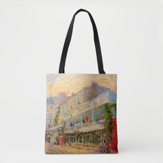 Tote Bag Restaurant Sirene, Asnières par Vincent van Gogh (Devant)