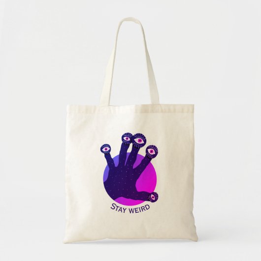Tote Bag Reste bizarre drôle Déplaisant (Devant)