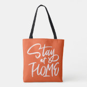 Tote Bag Restez à la maison (Dos)
