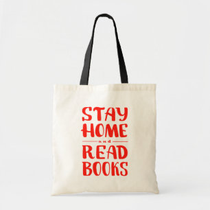 Tote Bag Restez à la maison et lisez des livres