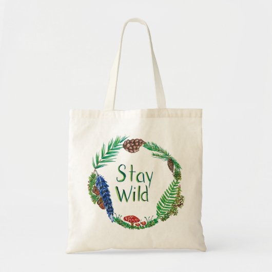 Tote Bag Restez à l'abri (Devant)