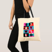 Tote Bag Restez à l'abri (Devant (produit))