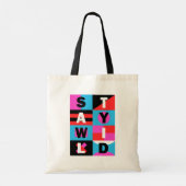 Tote Bag Restez à l'abri (Dos)