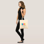 TOTE BAG RESTEZ CALME (Devant (modèle))