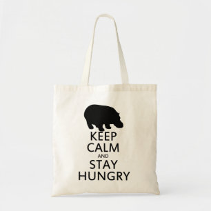 Tote Bag Restez calme et ayez faim