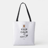 Tote Bag Restez calme et mouS ! ! ! (Dos)