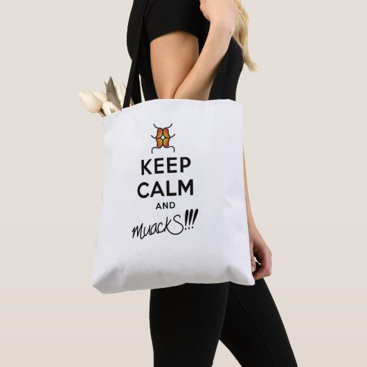 Tote Bag Restez calme et mouS ! ! ! (De près)
