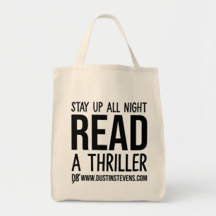 Tote Bag Restez debout Toute La Nuit Lire Dustin Stevens Th