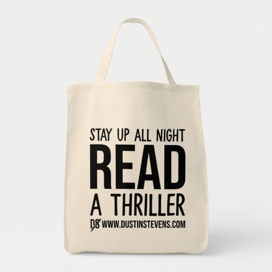 Tote Bag Restez debout Toute La Nuit Lire Dustin Stevens Th (Devant)