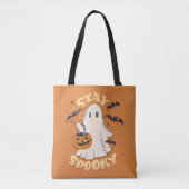 Tote Bag Restez Éffrayant (Devant)