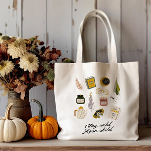 Tote Bag Restez enfant de la lune sauvage