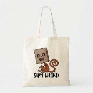 Tote Bag Restez Étrange Singe De Sacoche