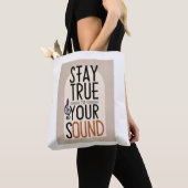 Tote Bag Restez fidèle à votre son (De près)