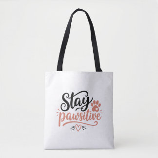 Tote Bag Restez Pawsitive