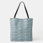 Tote Bag Restez Positif (Dos)
