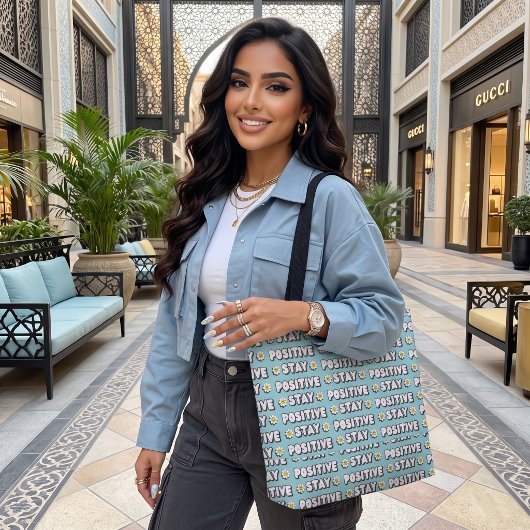 Tote Bag Restez Positif