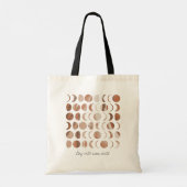 Tote Bag Restez sauvage Lune Enfant Phases célestes de la L (Dos)