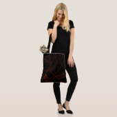 Tote Bag Résumé #948 Rouge (Sur le modèle)